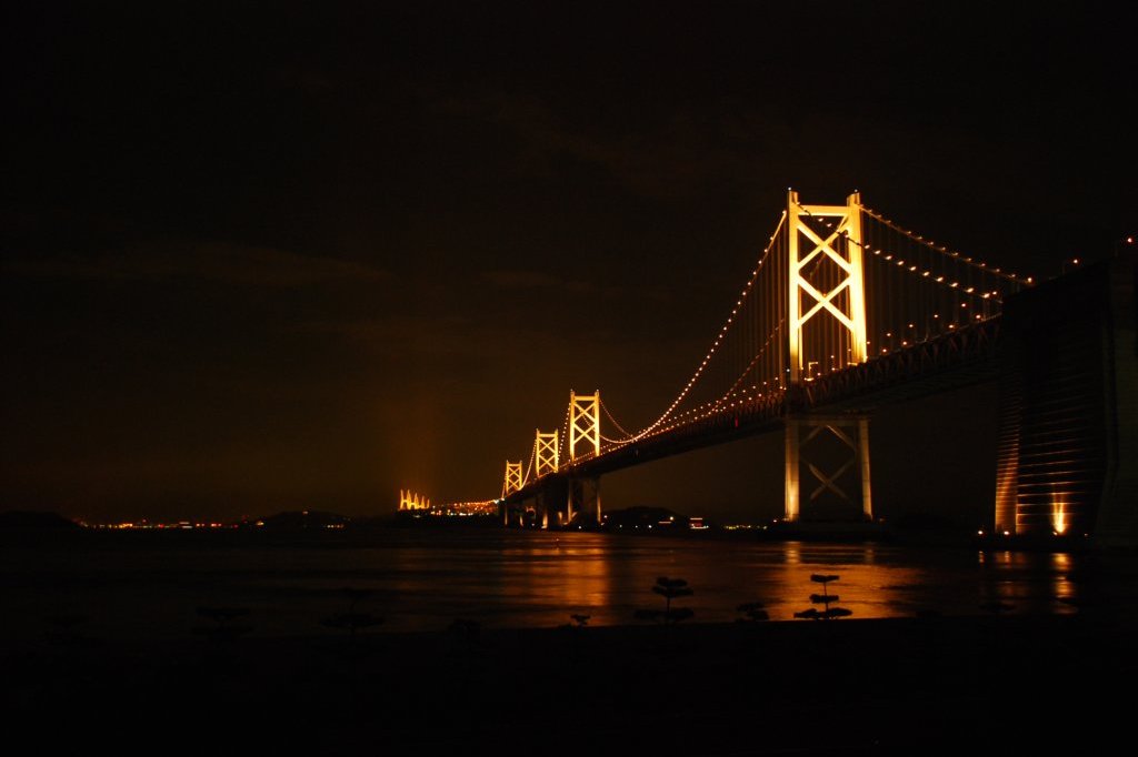 瀬戸大橋（夜景）