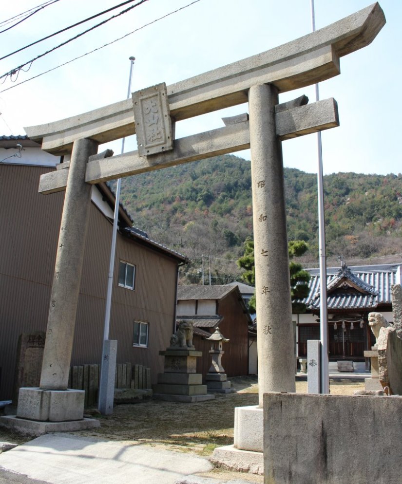 思わず見上げる大きな鳥居