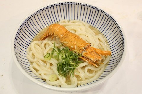 海老入り年明けうどん